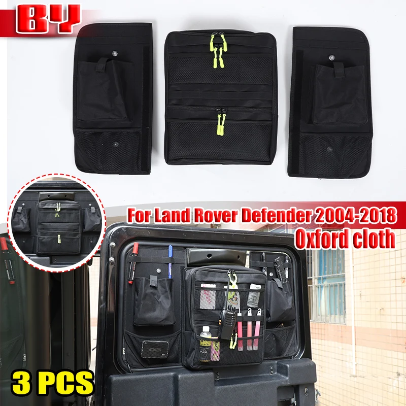 Car Rear Window Multi-function Storage Bag Tool Organizer Bag For Land Rover Defender 2004-2018 Car Accessories