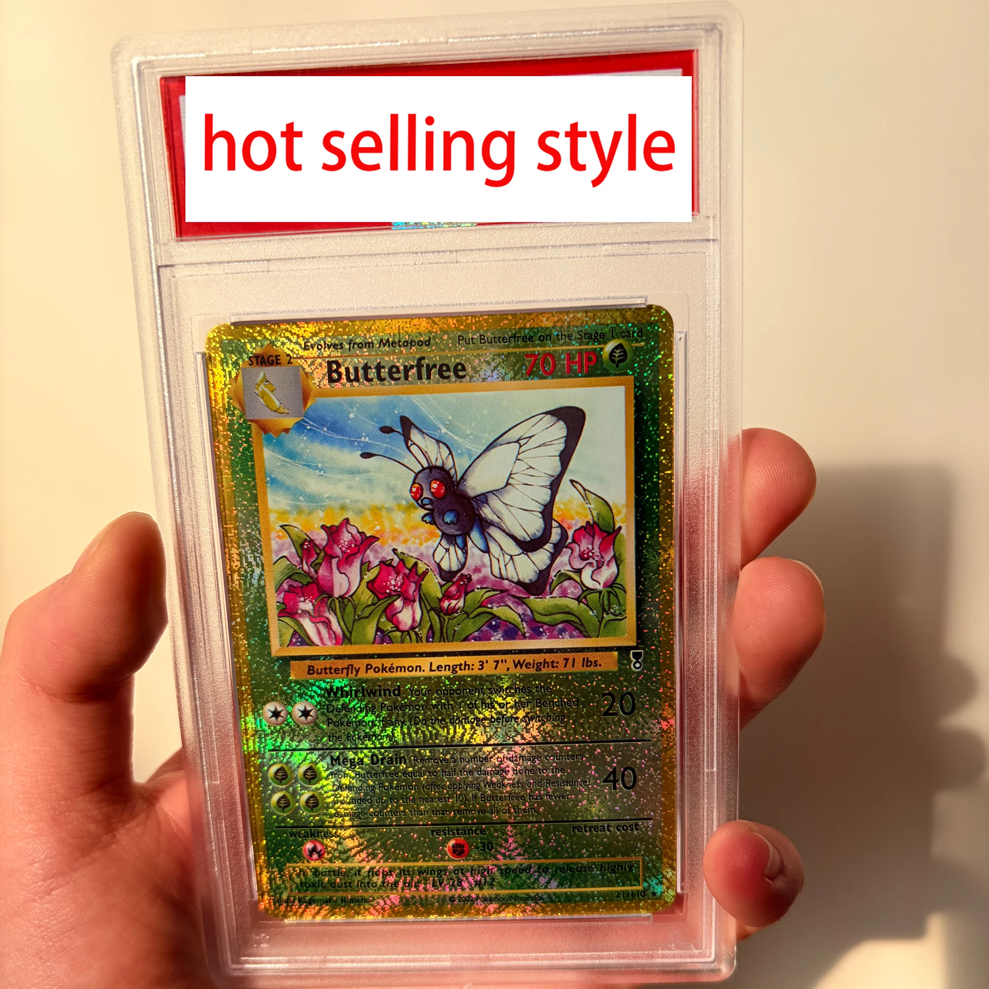 

Diy Self Made Ptcg Butterfree Copy Rating Card Refraction Color Flash Ptcg Utterfree Collection Card Anime Cards Gift Toys