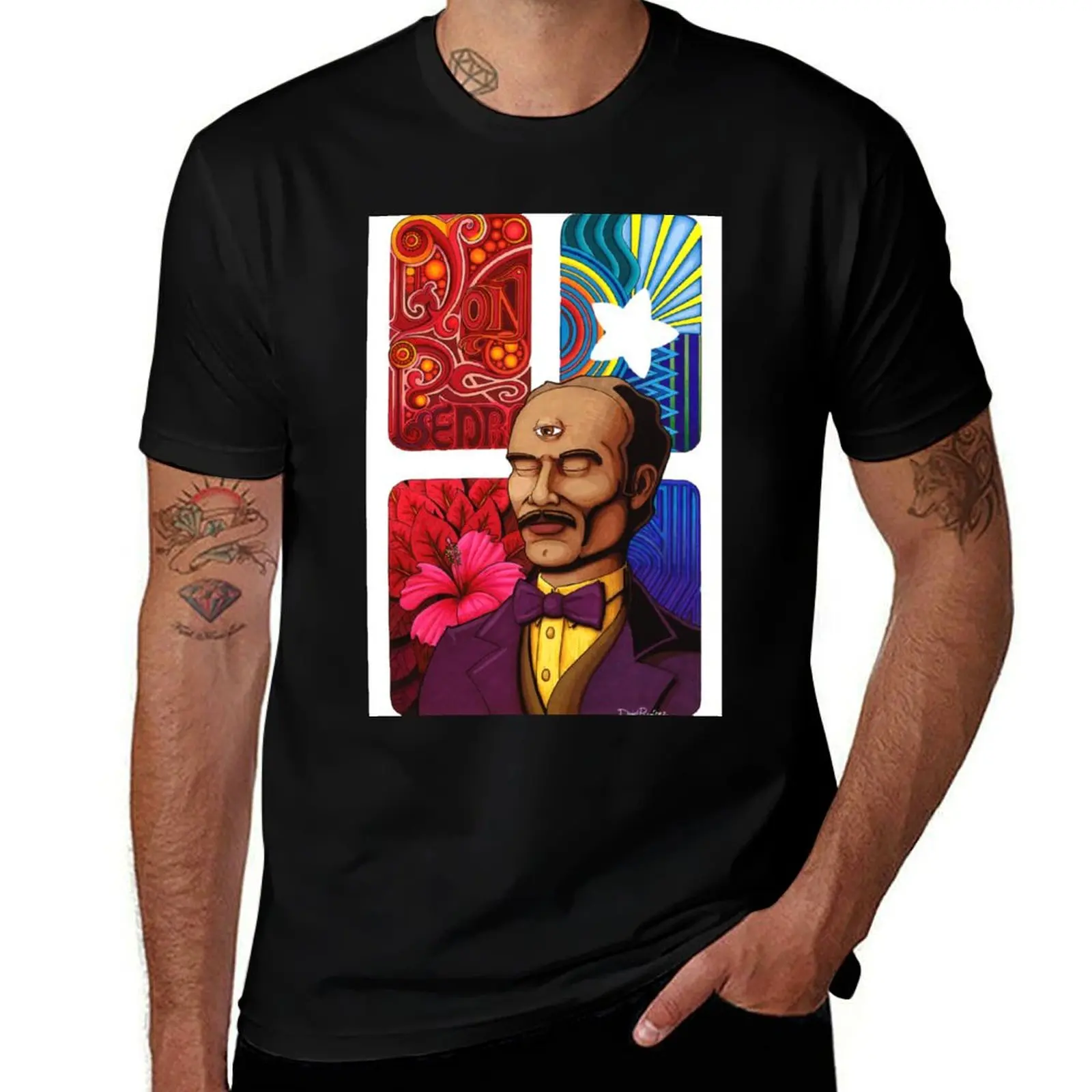 Visionary Pedro Albizu Campos T-Shirt summer 2025 heavyweights cheap stuff mens plain t shirts