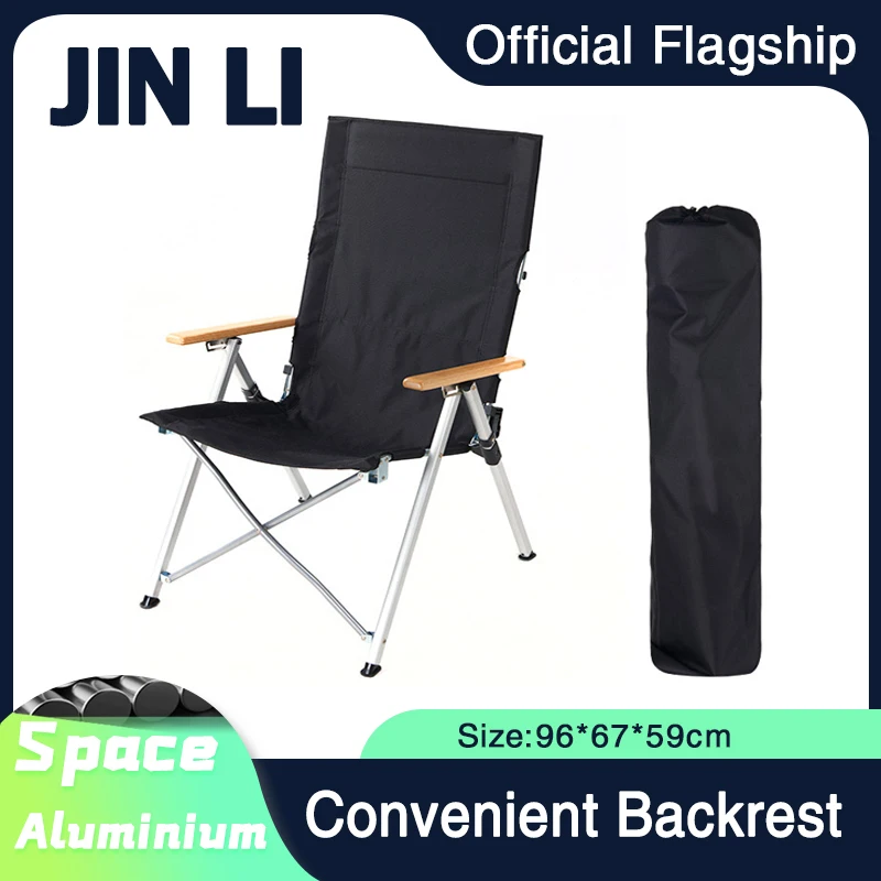 

Convenient Backrest Recliner Camping Barbecue Fishing Stool Outdoor Chair Portable Ultralight Picnic Chair