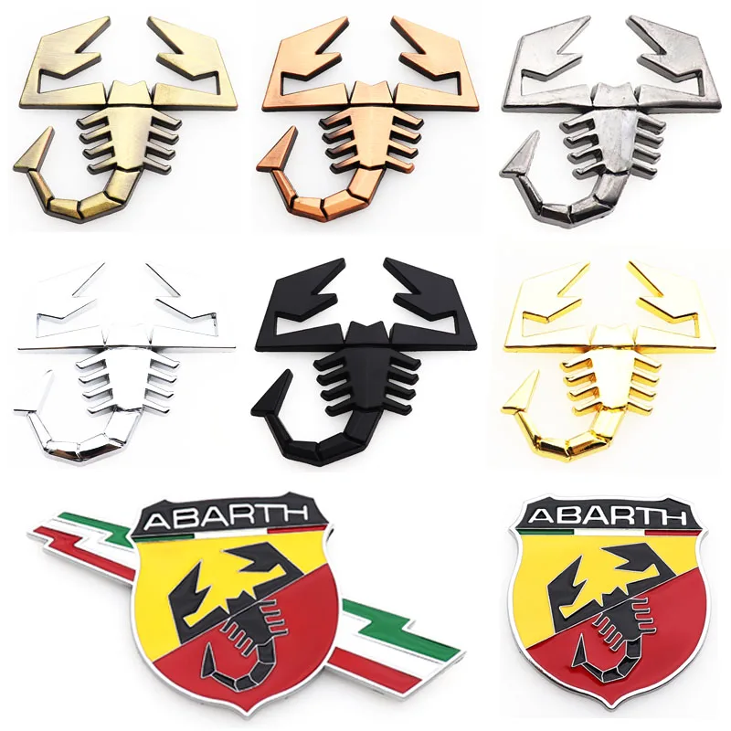 1pcs 3D newest metal Car Fender side logo Rear Bumper tail door trunk car rear Emblem sticker styling Accessories