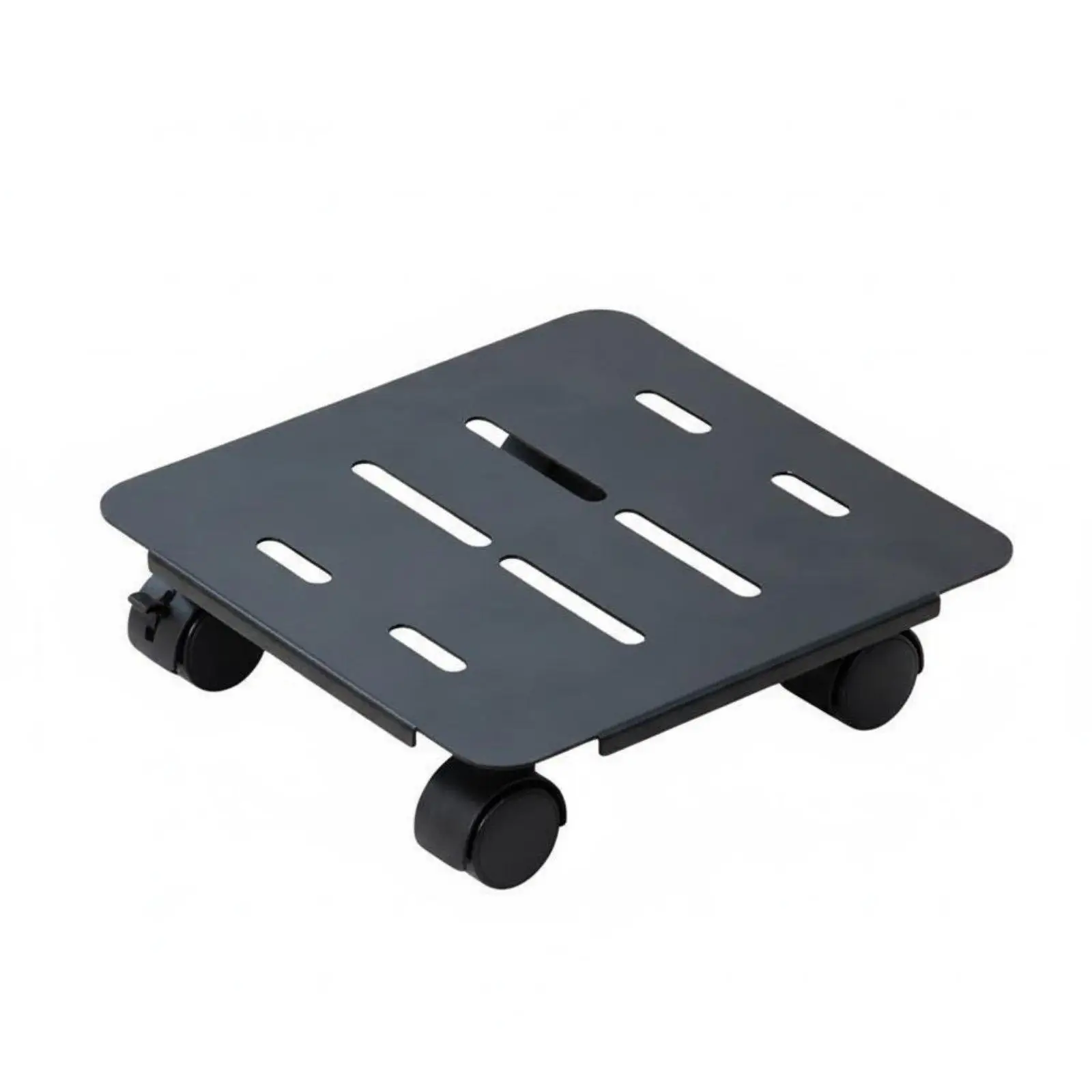 Flowerpot Tray on Silent Wheels for Big Planters Steel Rolling Cart Base for Bonsai Humidifiers and Storage Bins