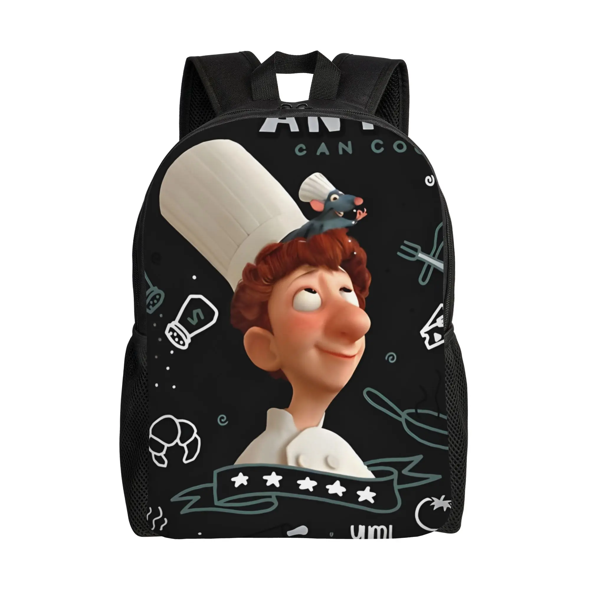 

Walt Cartoon Handbag Back to school season Ratatouille Remy & Linguini Anyone Can Cook High Street Backpack
