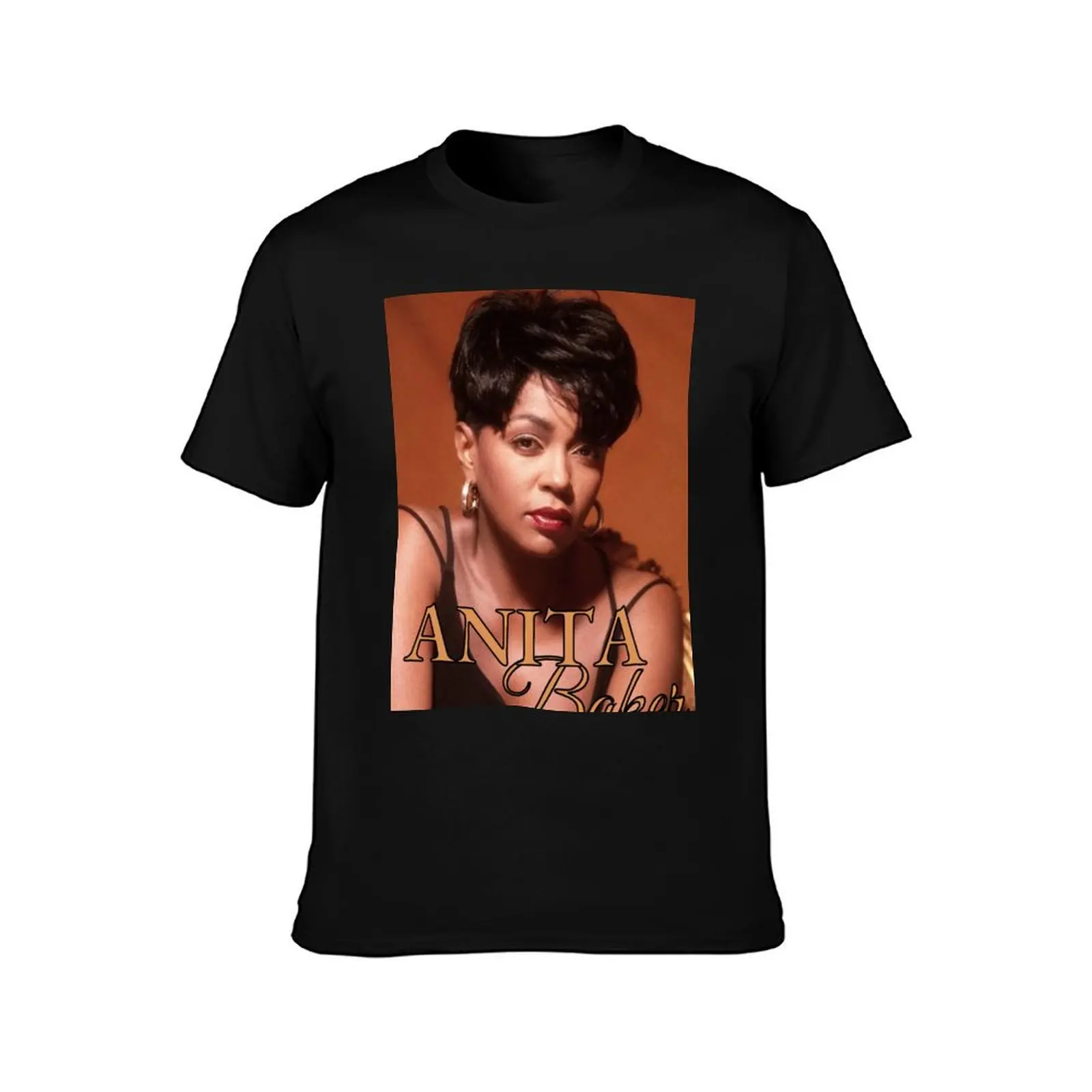 Anita Baker T-Shirt Summer Casual Cotton Tee Oversized Streetwear Tops Vintage Graphic Print Loose Fit Short Sleeve