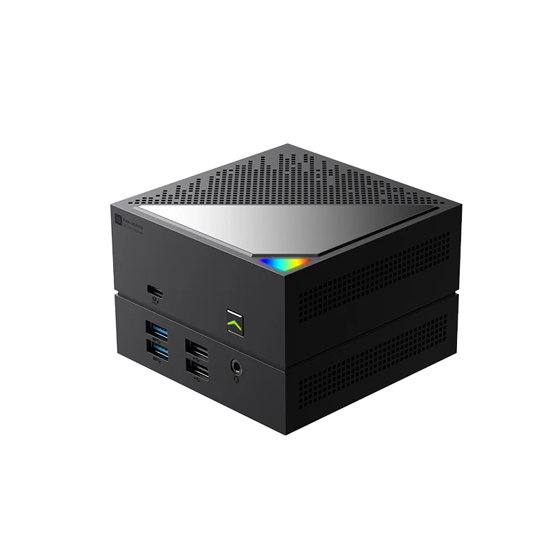 AMD Rayen R7 7840U R5 6600U Mini PC HD DP 2 * LAN 2.5G Type-C Win11 Pocket Office/Home Computer 16G LPDDR5 6400MHz Wifi6 BT5.2