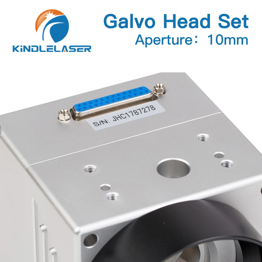 KINDLELASER 1064nm Fiber Laser Scanning Galvo Head SG7110 Input Aperture 10mm for Fiber Laser Marking