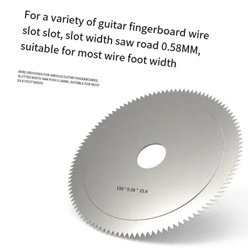 Electric Guitar Fret Groove Grooving Table Saw Blade 0.58mm; Acoustic Guitar Repair Tools