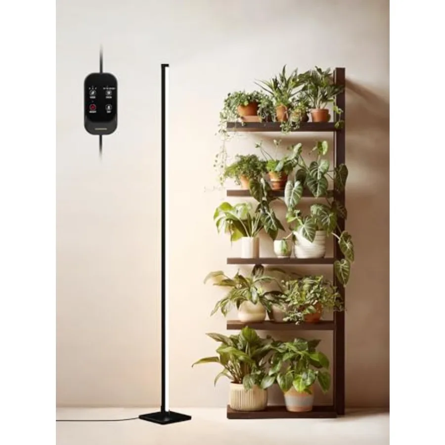 

Grow Light with Auto-Timer Hanging and Standing Grow Lights for Indoor Plants 3 Light Modes Detachable Full Spectrum Plant Ligh