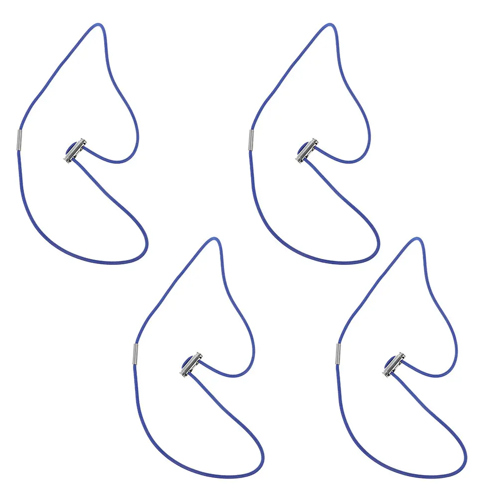 

4pcs Trash Can Bands Elastic Adjustable Garbage Bin Straps Fixing Waste Bag Holders Reusable Anti Fall Household