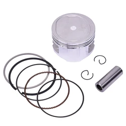 Aluminum Alloy STD +25 +50 +75 +100 69mm 69.5mm 69.25mm 69.75mm 70mm Piston YP 250 YP250 Motorcycle Piston & Ring Kit #c