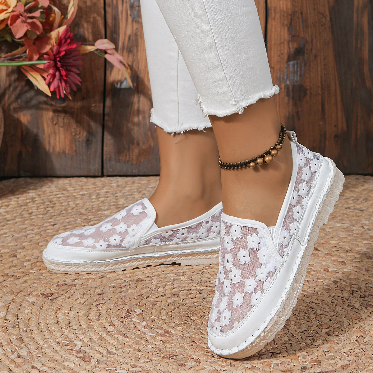 Women Sneakers 2024 Summer Fashion Loafers Breathable Mesh Platform Sneakers Woman Comfortable Casual Shoes Zapatillas Mujer