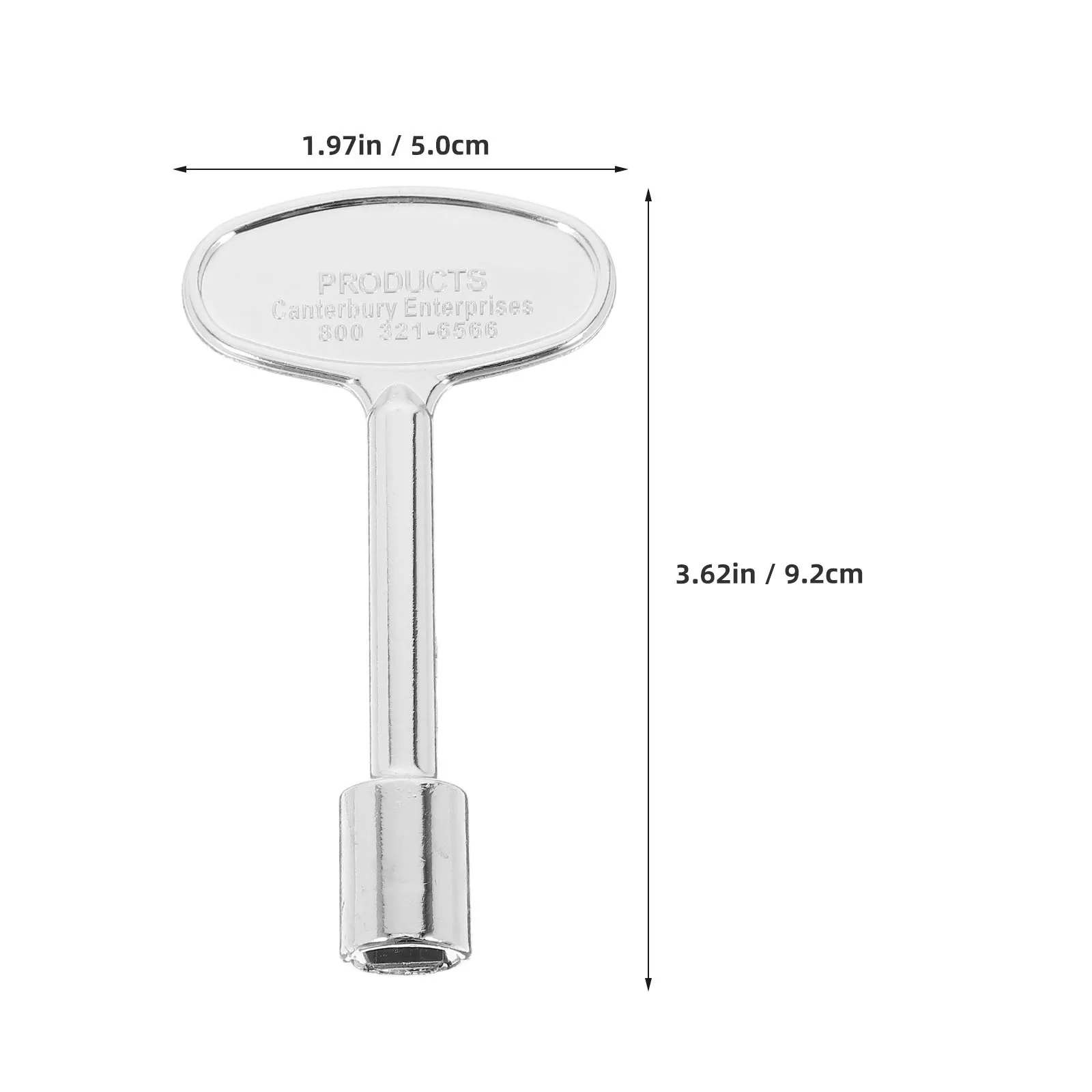 2개 세트 광택 아연 합금 가스 밸브 키 범용 교체용 가스 벽난로 화로 야외용 벽난로 키
