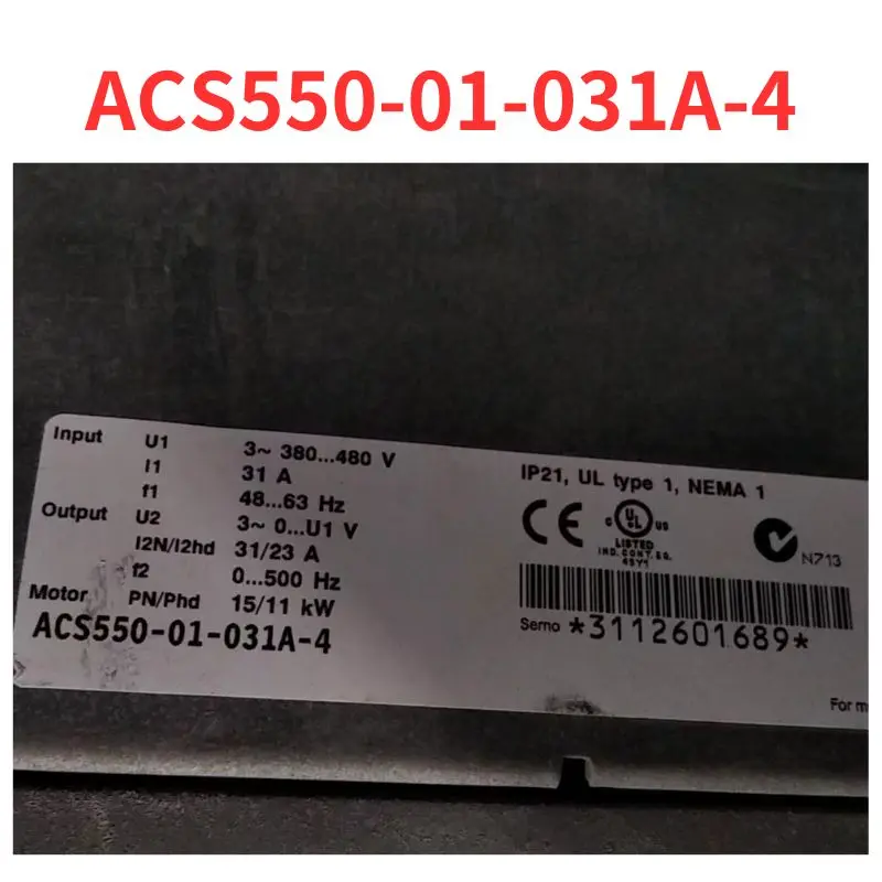 

90% new ACS550-01-031A-4 frequency converter tested OK