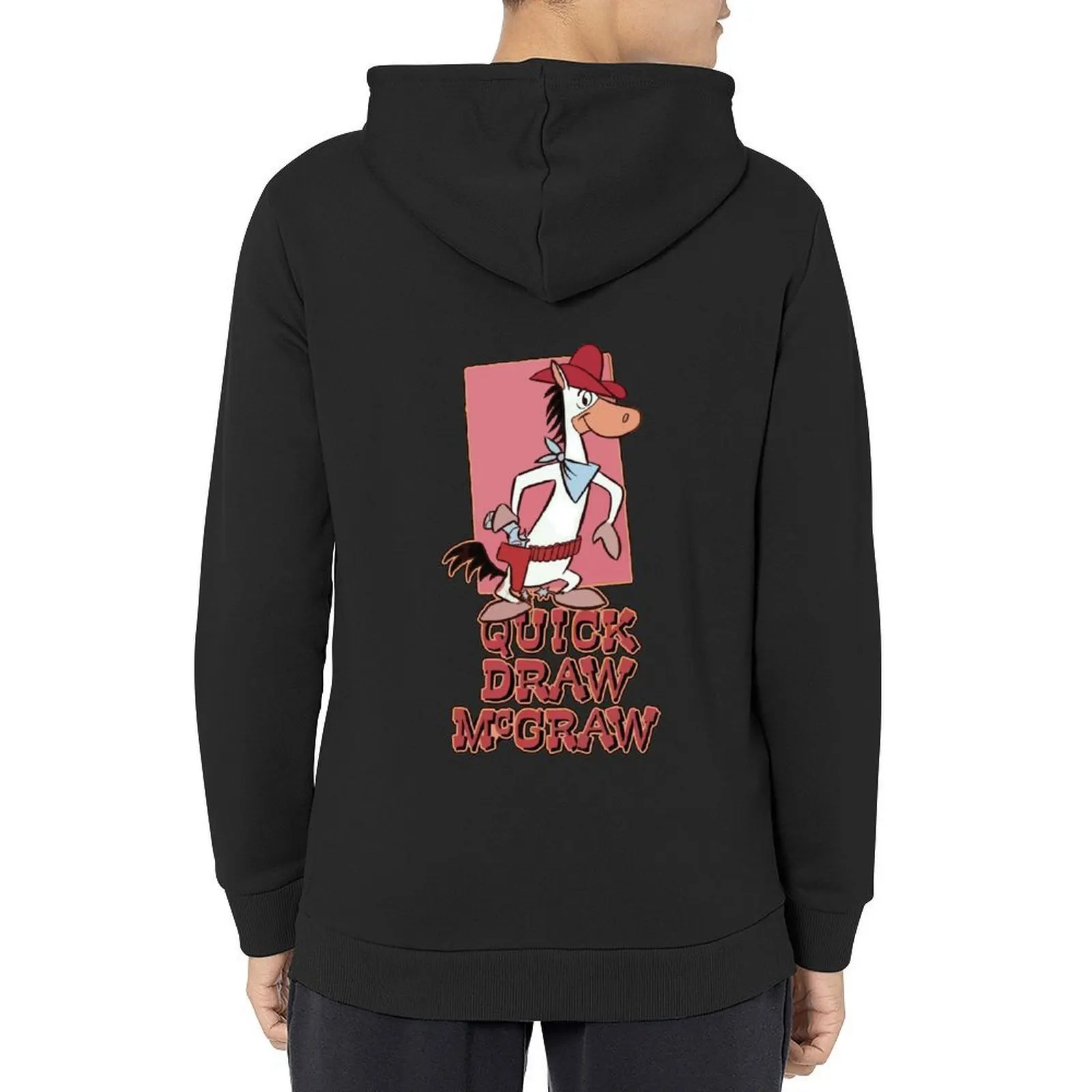 

Quick Draw McGraw Hoodie mens designer clothes male clothes anime clothing men's winter sweater oversized hoodie