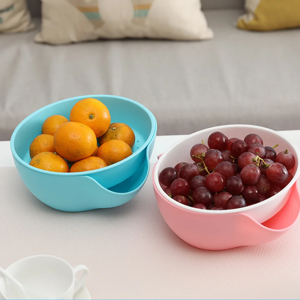 

Snack Bowl Double Dish Removable Nut Bowl Shell Holder Discreet Disposal for Pistachio Sunflower Edamame Cherries Candies Random