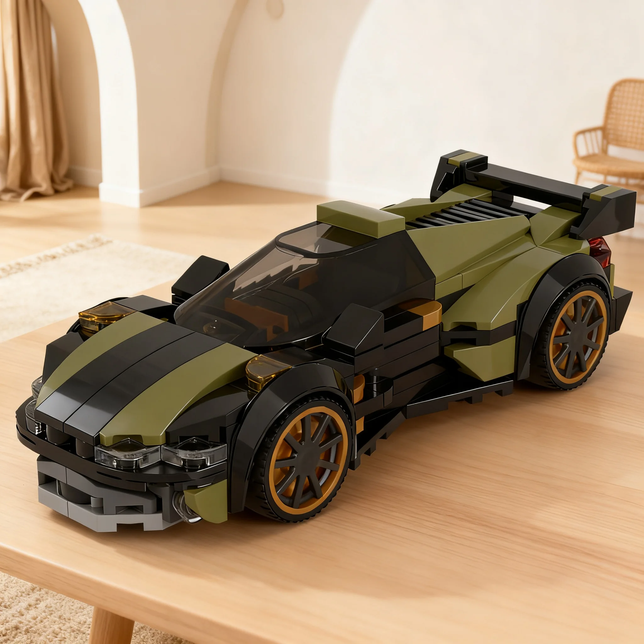 Art Craft Ideas For Christmas - 201 pezzi MOC Auto Sportiva Modello