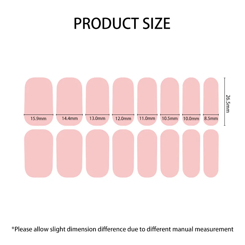 16Tips Christmas Snowflake Full Cover Nail Sticker Brown Shiny Gradient Color Nail Wraps Decals DIY Decoration Nail Art Sticker