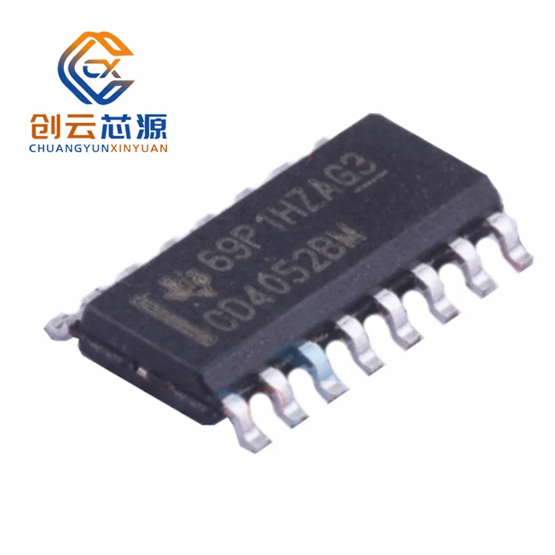 10pcs New 100% Original CD4052BM Integrated Circuits Operational Amplifier Single Chip Microcomputer SOIC-16