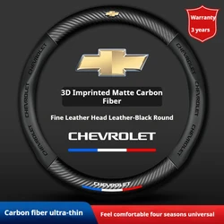 Car Steering Wheel Cover For Chevrolet Aveo Bolt Onix Cruze Spark Cavalier Colorado Lacetti Trailblazer Silverado Tahoe Traverse