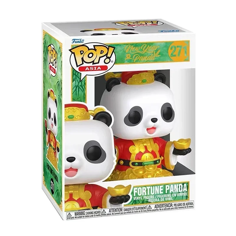 Original Funko Pop Lucky Panda Asia serie vinilo Anime figura productos de Año Nuevo exhibición regalo modelo colección habitación decoración juguete