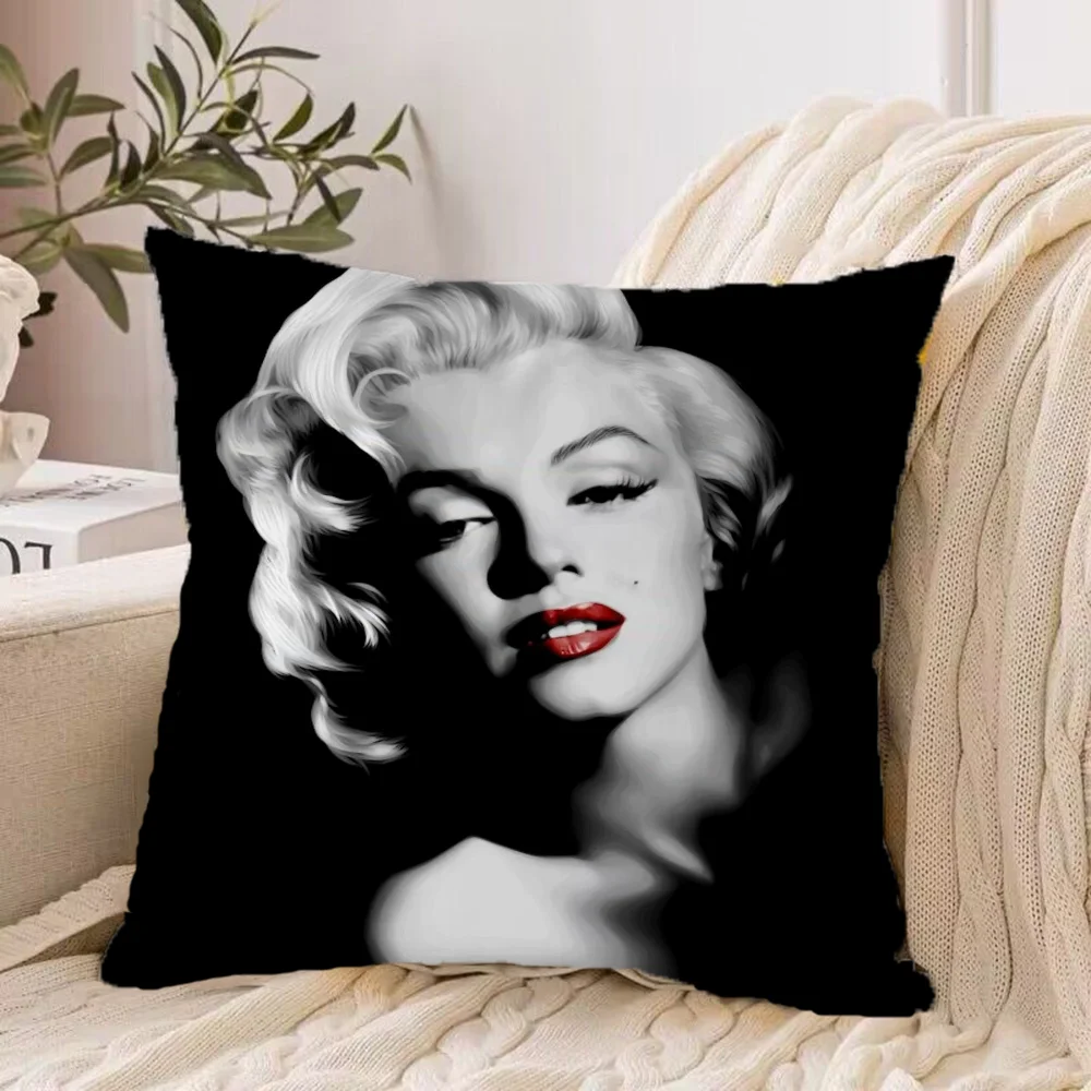 Marilyn Monroe Decorative Cushion Cover 45x45 Cushions Covers Home Sleeping Pillows Pillow Sofa 50x50 40*40 Pillowcase Textile