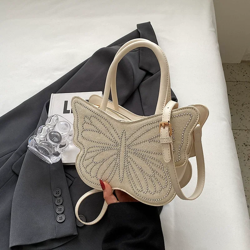 

Cartoon Butterfly Shape Handbag Shoulder Bag Women's Plush Chain Crossbody Bag Mini Bag Токийские Мстители