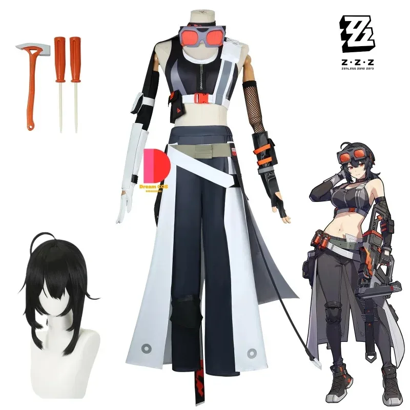 Zenless Zone Zero Anime Grace Howard Game وصل حديثًا إكسسوارات أزياء للحفلات الهزلية رائجة البيع زي تنكري