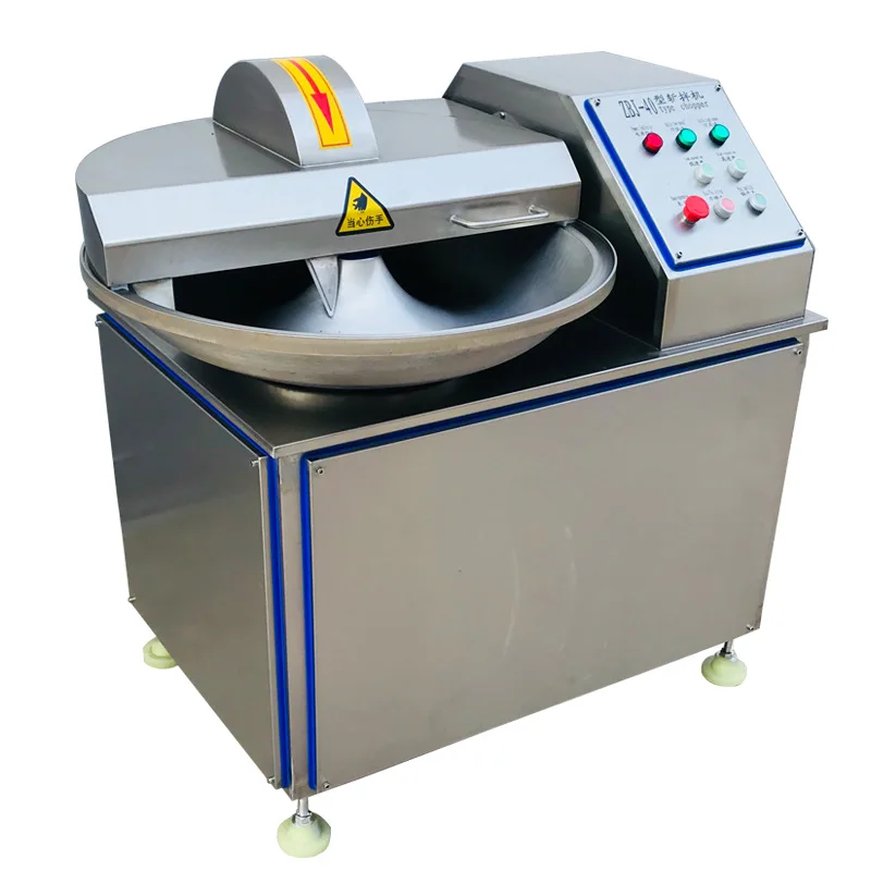 Commercial 125L 20L 80L 40litre Chopped Sausage Meat Food Vegetable Chopper Bowl Cutter