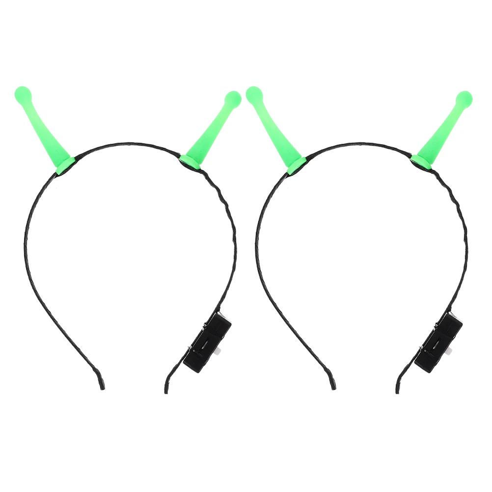 

2pcs Light-Up Headband For Halloween Cosplay Party Accessory Led Glowing Design Comfortable Lightweight Unique Costume