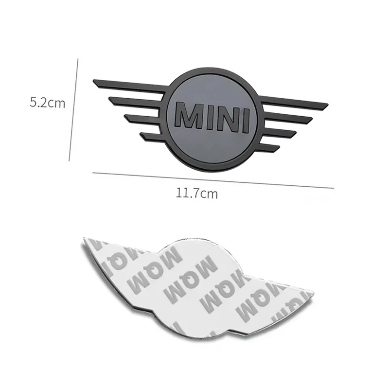 ABS Mini Auto Voorbumperembleem Achtersticker Logo Voor Mini Cooper JCW Works R56 R50 F54 F55 F56 F57 F60 R52 R53 R55 R57 R58 R59