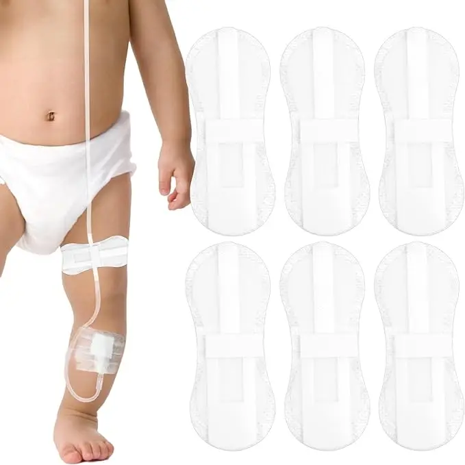 StatLock Pediatric Foley Stabilization Device with Foam Anchor Pad, Catheter Urinary Leg Bag Legband Holder, Urinary Tube Fixing