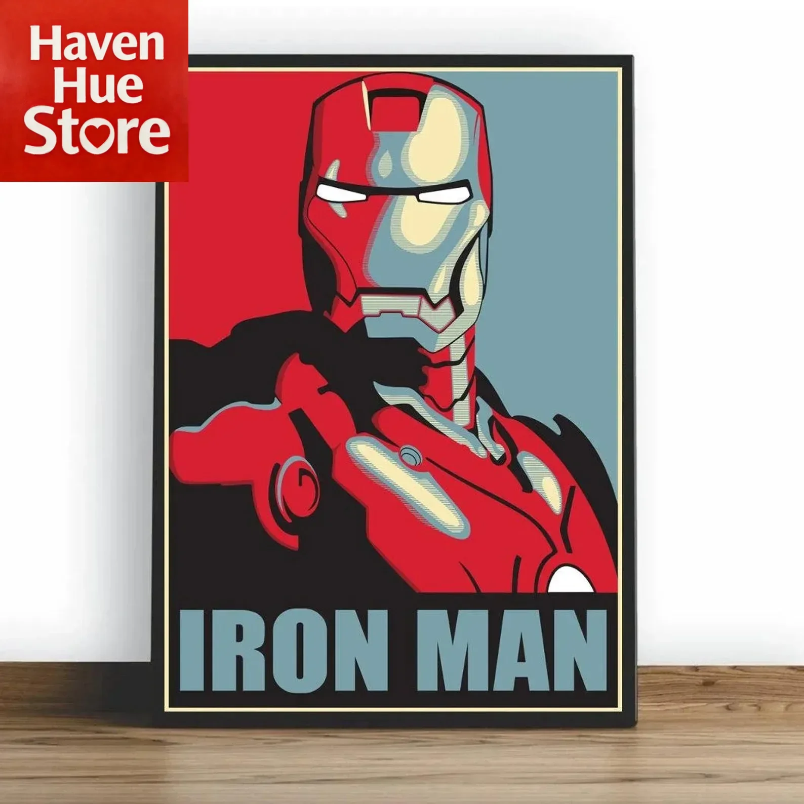 Póster de película de superhéroe de Disney, cuadro sobre lienzo para pared HD, impresiones de dibujos animados de Iron Man, decoración del hogar, impresiones artísticas de pared de superhéroe, regalo para niños