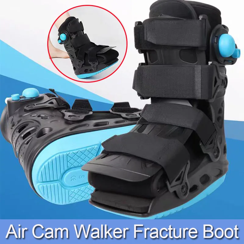 Adjustable Medical Inflatable Fracture Walker Boot-Double Balloon Short Orthopaedic Boot-For Ankle Fracutre Sprain Relieve pain