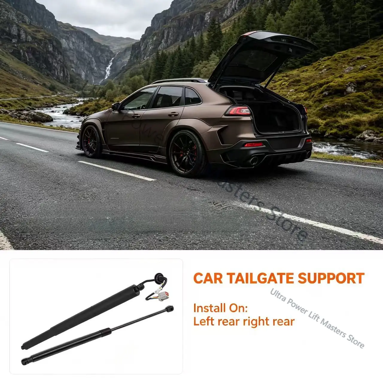 Electric Tailgate Strut For 2015-2019 KL Jeep Cherokee Tailgate Power Lift Supports 68231345AC 68231345AA 68231345AB 68103066AB