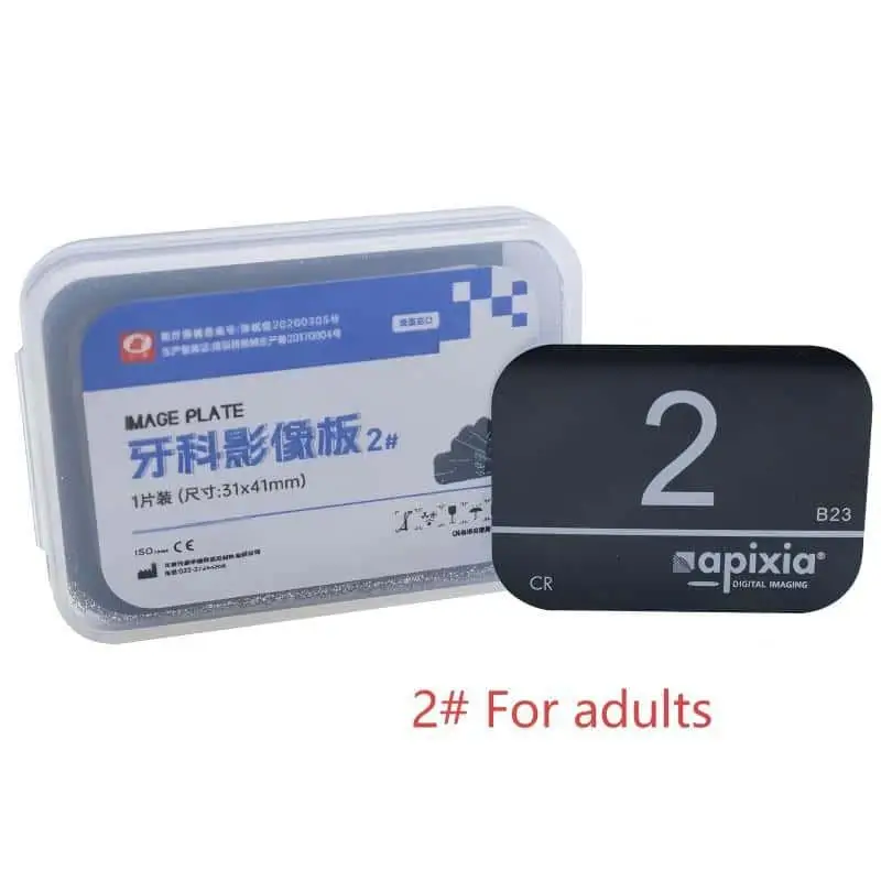 

1pcs/box Dental IP Plate Phosphor Sheet APIXIA PV Plate Digital X-ray Film #0#2 Common Magnetic and Non-magnetic Phosphor Sheets