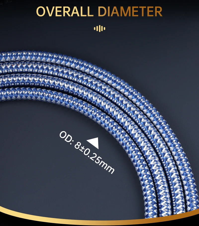 Serost StarPro HiFi-Audiokabel, versilbertes OFC-Kupfer, 3,5 mm auf Dual-XLR-Stecker für Mobiltelefon, Player, Leistungsverstärker, Lautsprecher – Detail 9