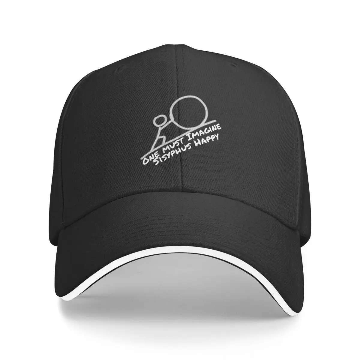 One must Imagine Sisyphus Happy Baseball Cap Beach Luxury Man Hat Sports Cap Luxury Woman Men's