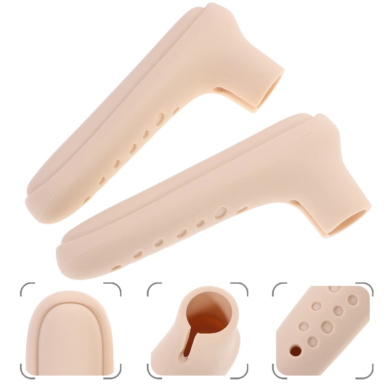 

2 Pcs Door Handle Cover Outlet Covers Proofing Silicone Knob Safety Protection