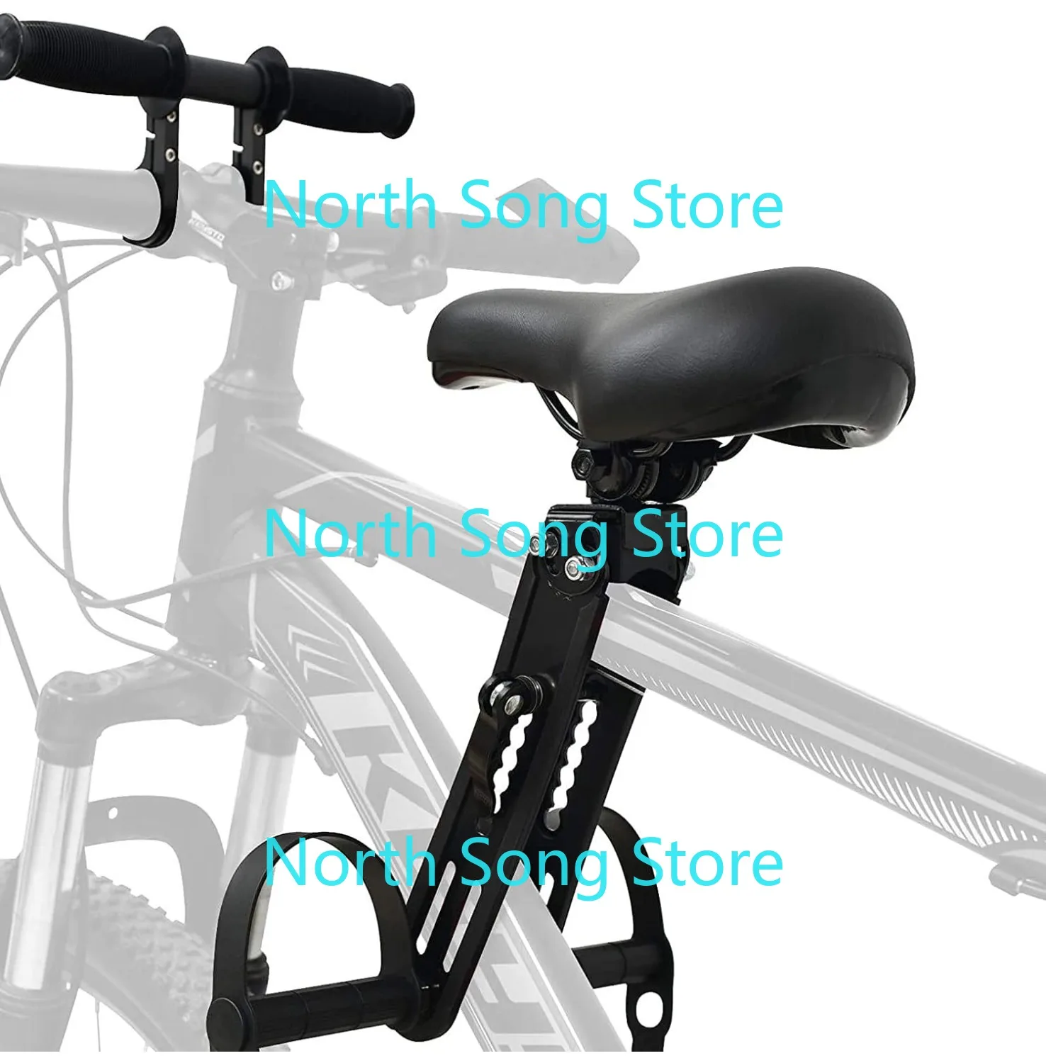 

Kids Bike Seat with Handlebar Attachment, Front Mounted Bicycle Seats for Children 2-5 Years (up to 48 Pound)