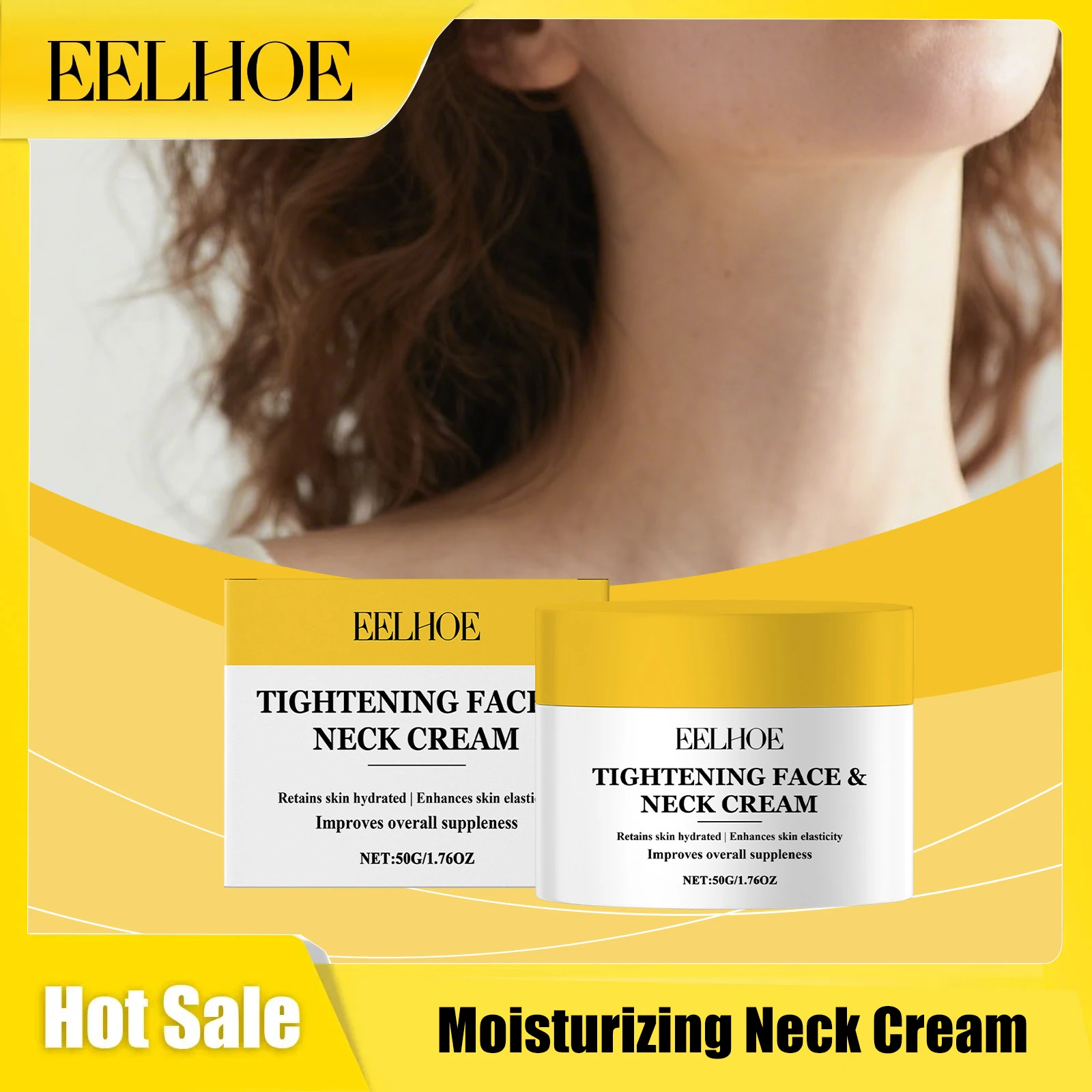 

Facial Care Cream Anti A-ging Deep Hydrating W-hitening Skin Nourishing Dryness Fade Fine Lines Tighten Neck Moisturizing Cream