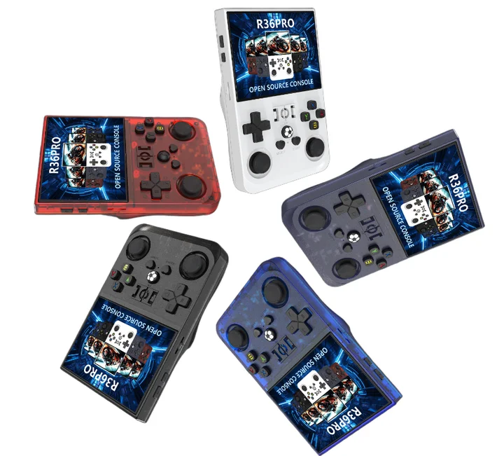 

R36Pro Handheld Retro Game Console 64GB 3.5Inch HD Screen Portable Pocket Video Player Support 30+ Emulators 10000 Games R36 Pro