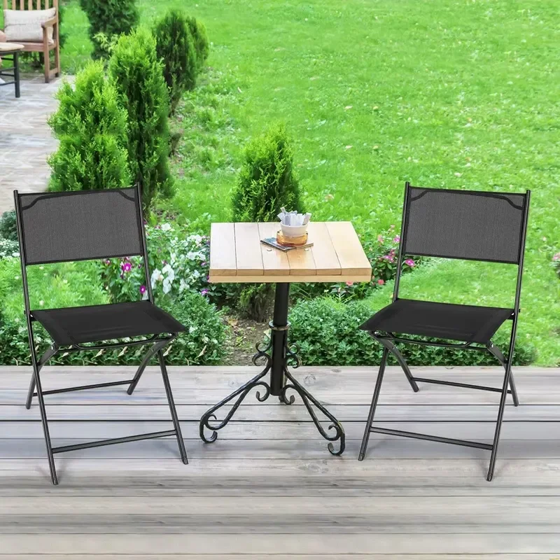 Portable Folding Metal Beach Chair Lightweight Camping Seat for Garden Balcony Terrace Outdoor Leisure Furniture Durable