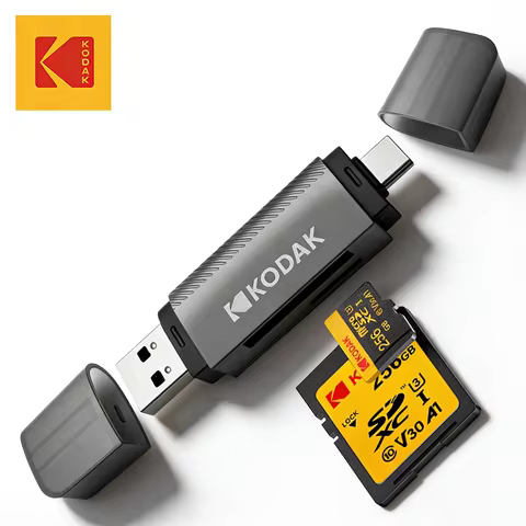 Kodak 4-in-1 USB 3.0 and Type-C Card Reader — Best balanced SD and microSD travel shortlist