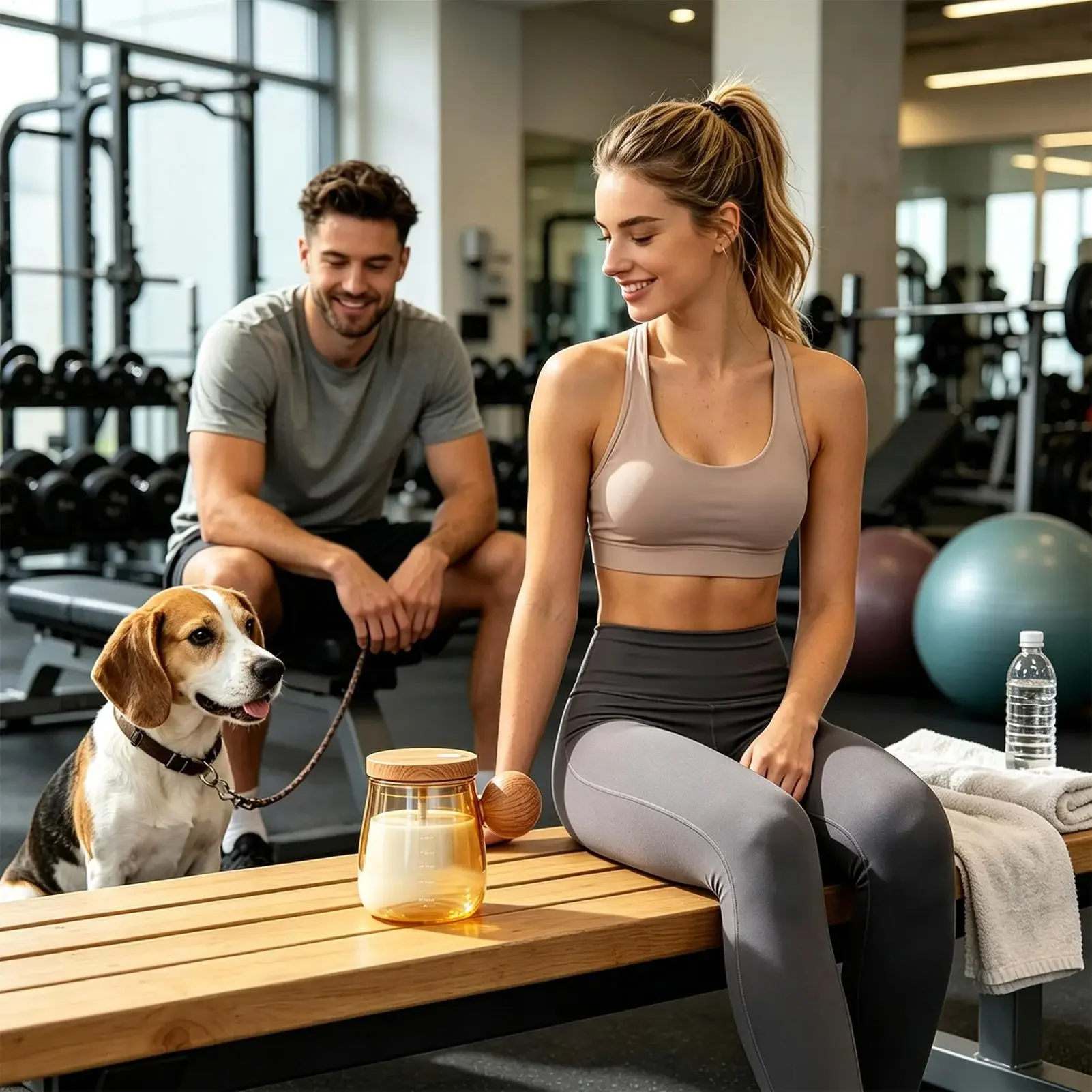 Self Stirring Coffee Mug Rechargeable Portable Comfortable Grip Shaker Automatic Mixer Protein Cup For Home Gym Commuting Travel