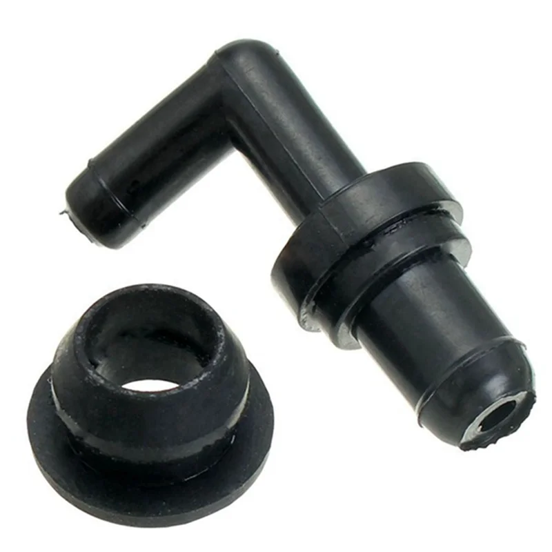 Kualitas Tinggi 10 Buah Kit Katup PCV 90 Derajat dan Grommet untuk Honda / Toyota 17130-PM6-003 + 17139-PK1-000