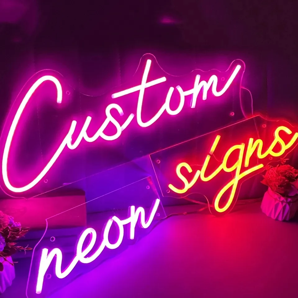 

IWP Custom LED Neon Sign High Quality Brightness No Moq Passion Party Strip Light Source 12V Acrylic Material