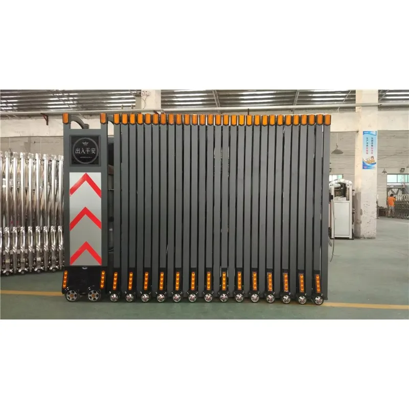 

Modern Style Automatic Sliding Retractable Aluminium Alloy Gate For Building/House Entrance Decorative Gate