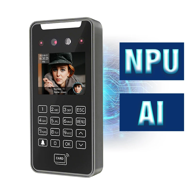 2026 Automatic Biometric Face  Recognition Access Control System Terminal Turnstile Gate with Free Software Mobile APP