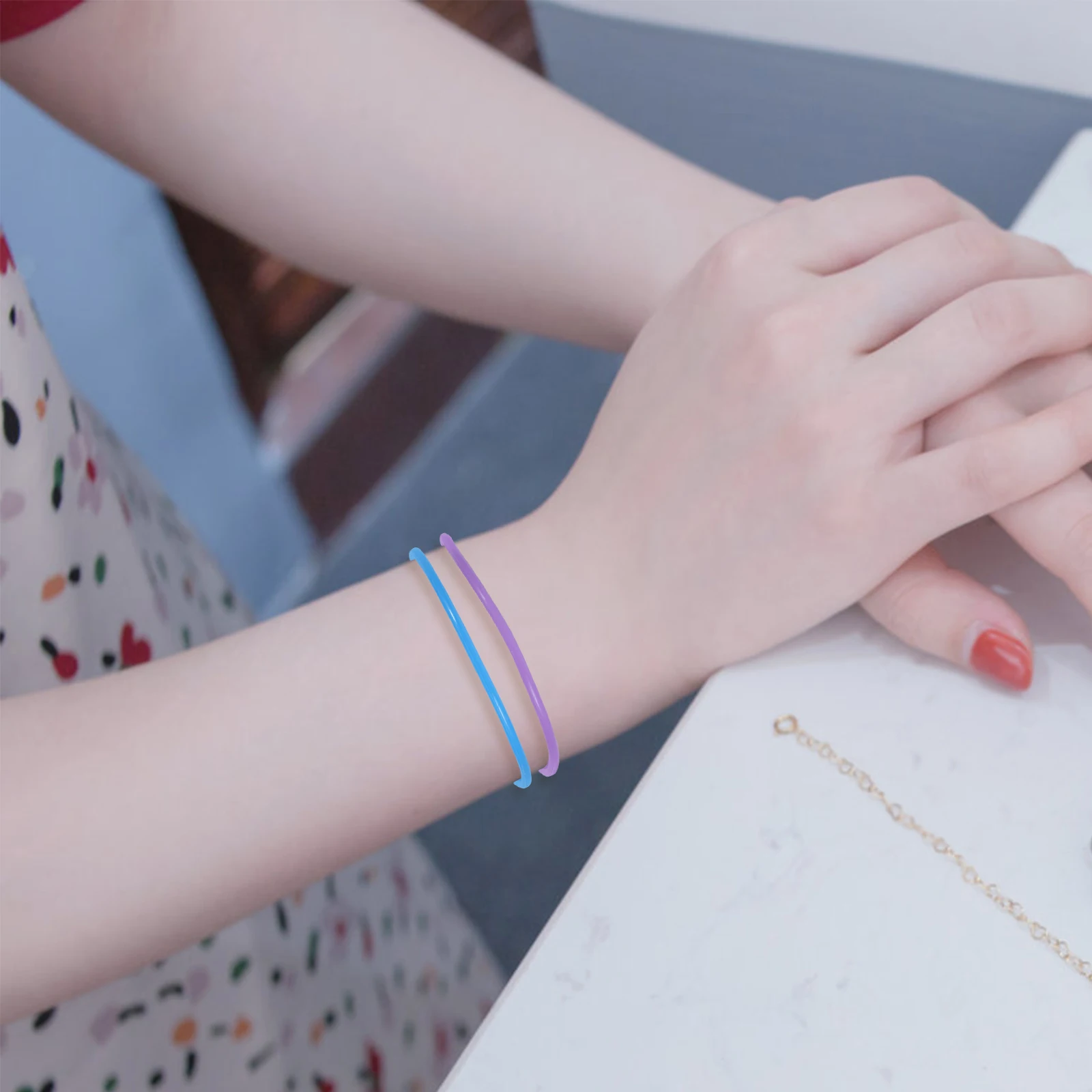 10 pçs pulseira de silicone luminosa brilho escuro pulseiras em massa criança banda inteligente as pulseiras