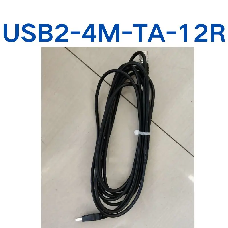 Used Industrial camera connection cable USB2-4M-TA-12R 12 pin to USB connection cable tested OK, function intact